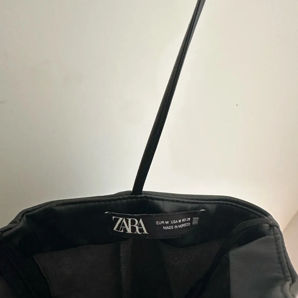 Zara Black Leather Dress - Picture 4 of 4